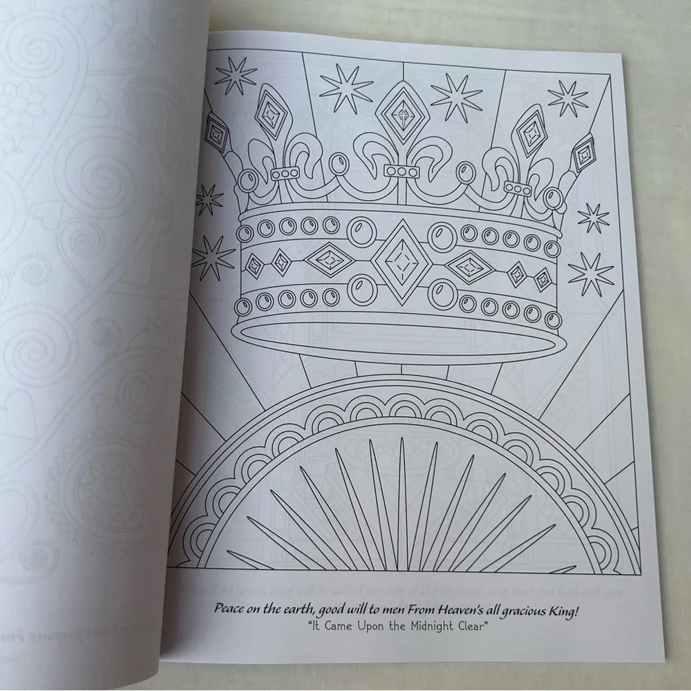 3/$12! O Holy Night Devotional Coloring Book A Meditative Christmas 2016 Unused
